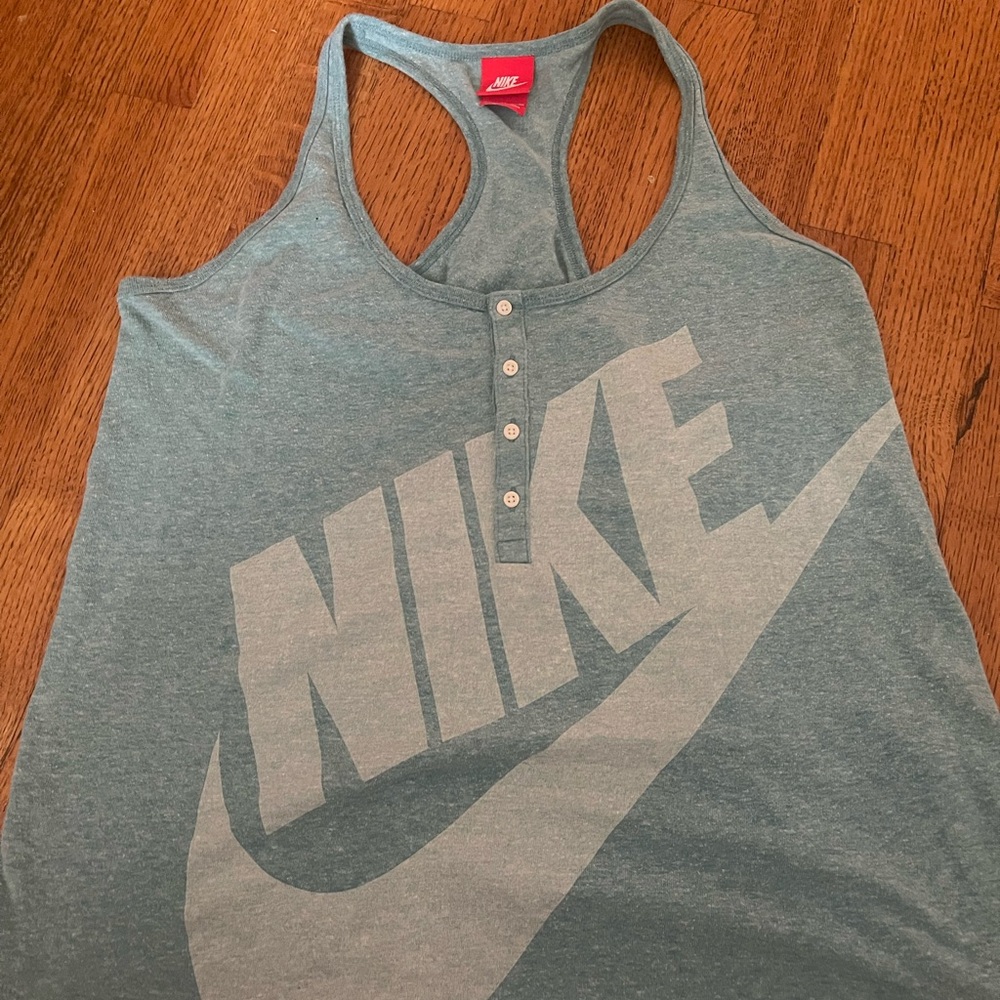 Nike Women's Blue Gray Tank Top